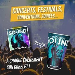 gobelet personnalisé concert festival